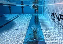Así es la nueva piscina con espejo.