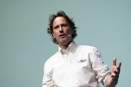 Víctor Küppers, durante una conferencia.
