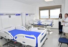 Imagen del hospital Polivalente anexo al Juan Carlos I, que dispone también de camas para pacientes de media estancia.