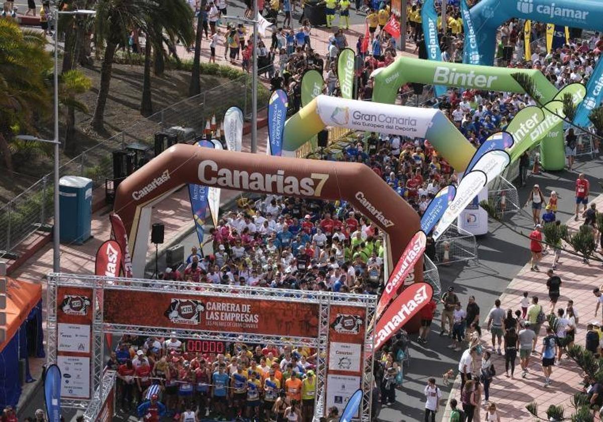 Carrera de las Empresas 2025 Las Palmas: recorrido, horario e inscripciones