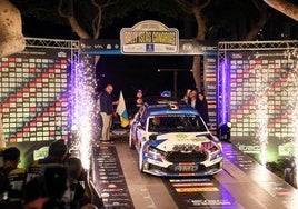 Imagen del arranque de la pasada edición del Rally Islas Canarias.