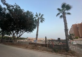 Imagen del estado de las obras en la parcela de la zona de Santa Rosa-Los Llanos.