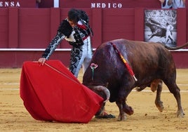 Derechazo de Fortes al buen primer toro.