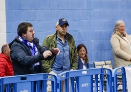 Javi Rozada, a pie de campo.