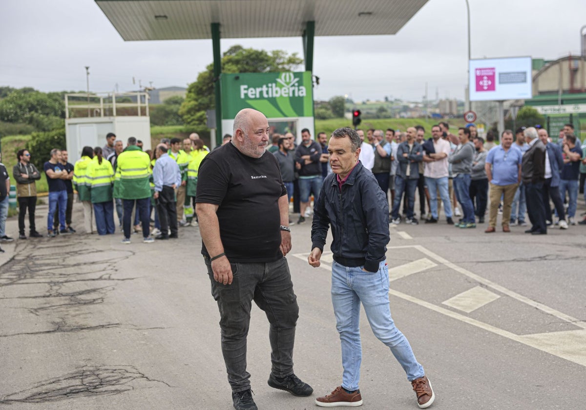 Los sindicatos de Fertiberia convocan cinco días de huelga en Avilés contra el despido colectivo
