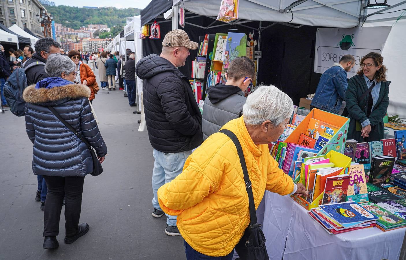 Las imágenes de la Feria del Libro de Bilbao