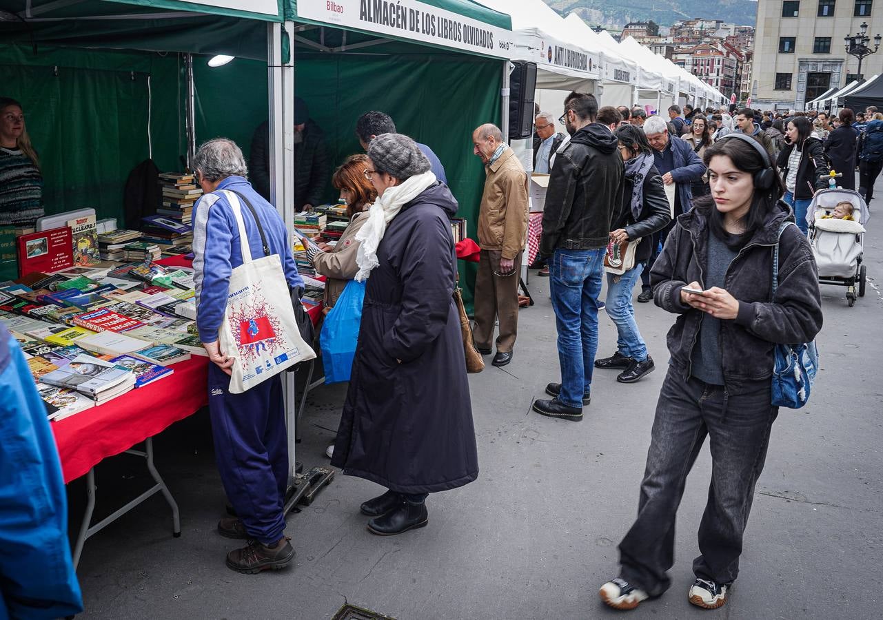 Las imágenes de la Feria del Libro de Bilbao