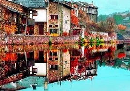 El río Comtensa o Río Onor y las casas de piedra constituyen el principal encanto de este pueblo.