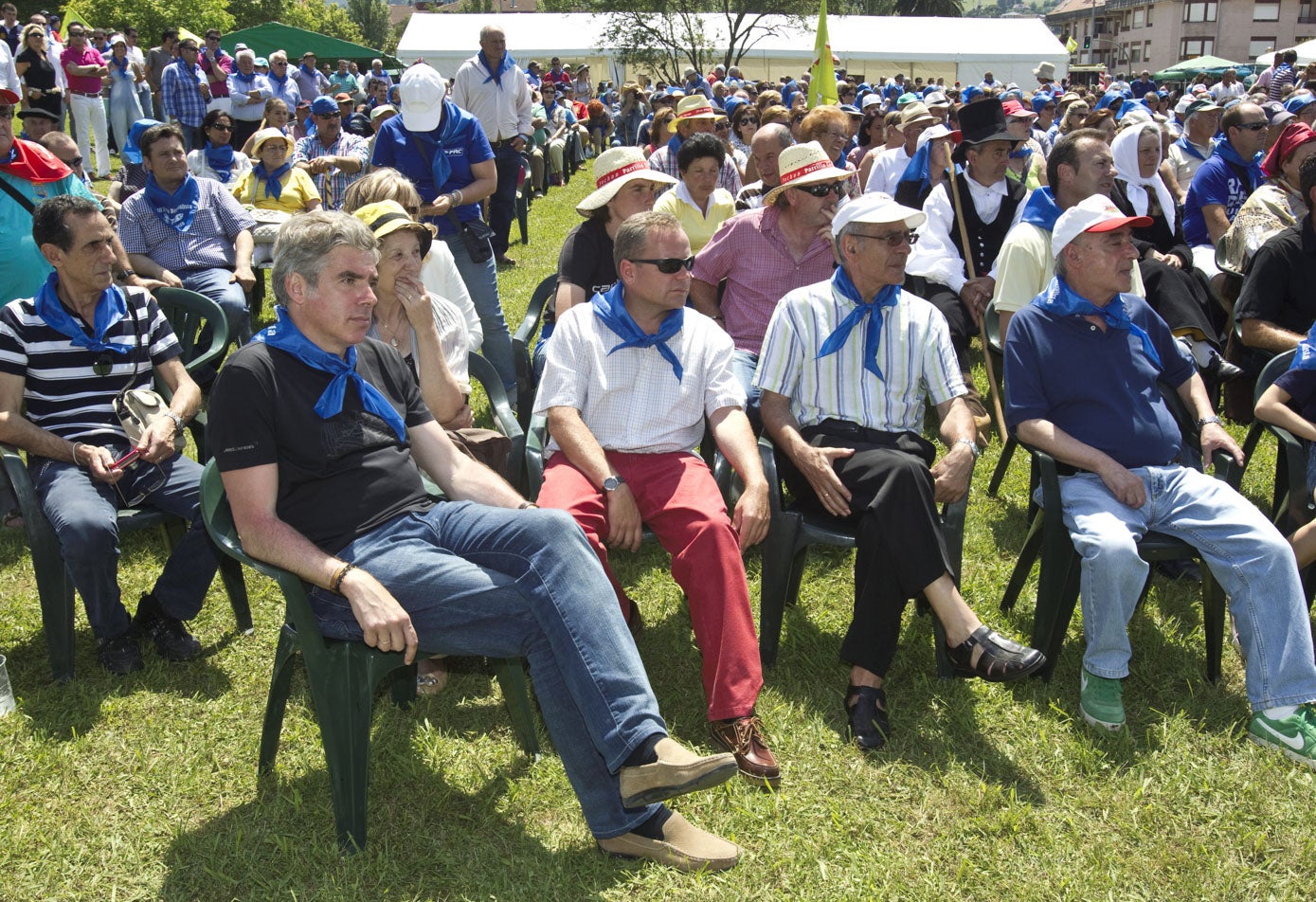 Celebración de la XVIII Fiesta Regionalista en 2011, organizada por el PRC en La Cantábrica, Astillero. 