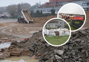 Vecinos de Parquesol que conviven con el material de la red de calor: «Esto es una escombrera»