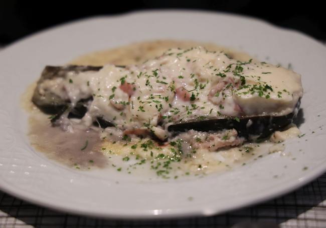 Berenjena rellena del restaurante La Sal