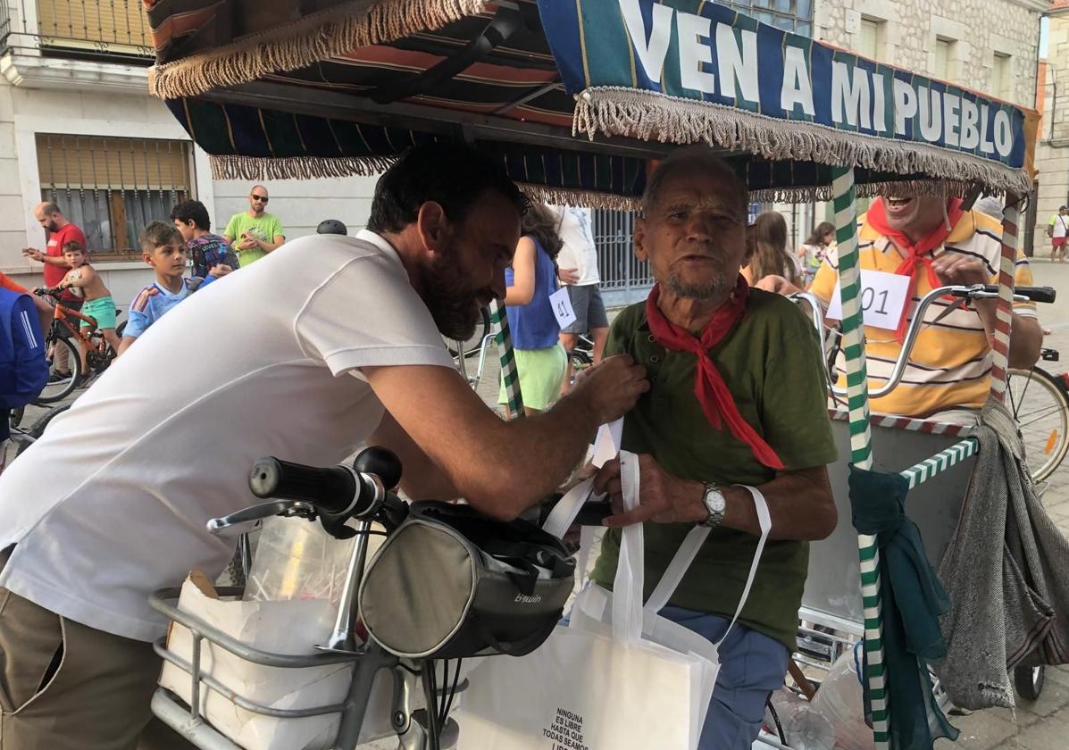 El último paseo en bici de Pascual, el «ángel de la guarda» de Montemayor