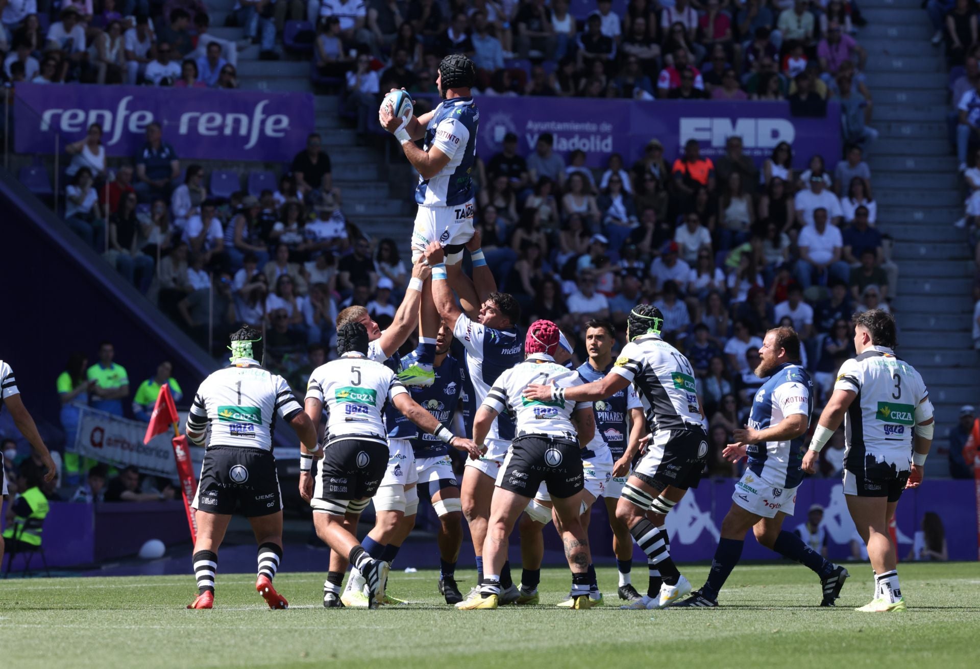 Final de la Copa del Rey de rugby entre el VRAC y El Salvador