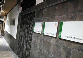 Imagen de archivo de los juzgados en Jaén.