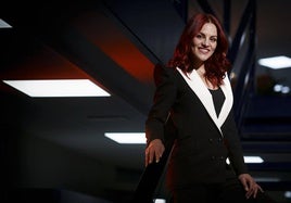 La astronauta Sara García.