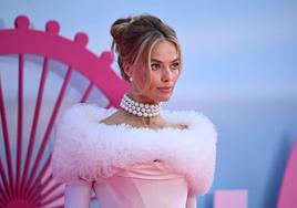 La actriz australiana Margot Robbie, en la premiere de la película 'Barbie' en Londres,