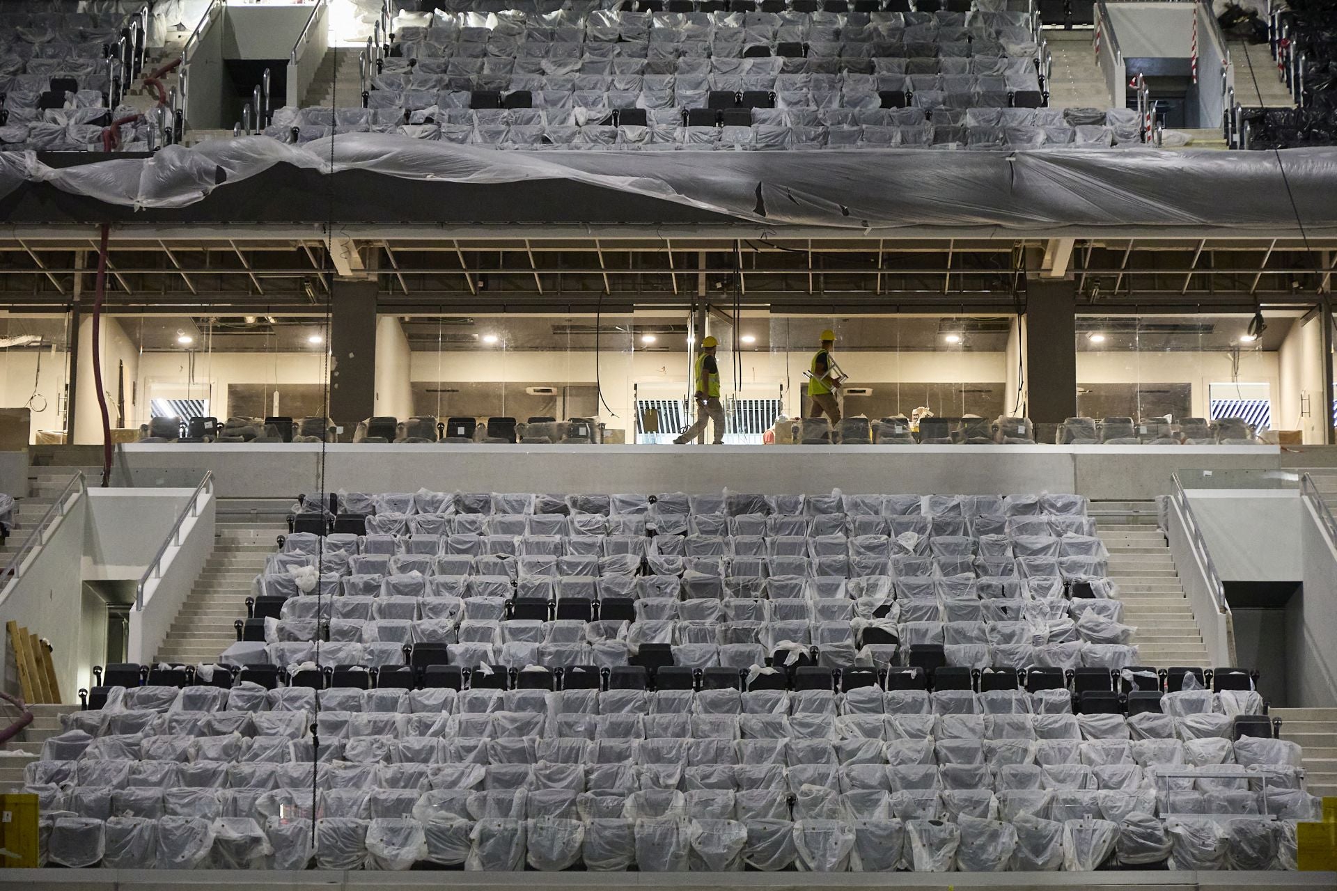 Las primeras imágenes del interior del Roig Arena