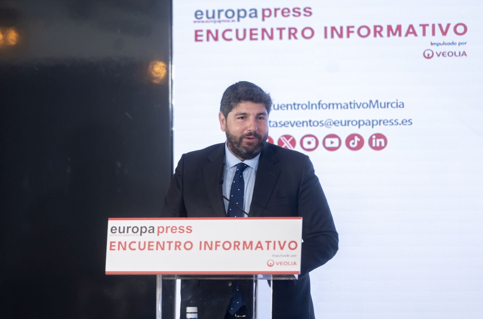 Las imágenes de Noelia Arroyo en el encuentro informativo de Europa Press celebrado en Madrid