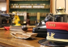 El museo del ferroviario de Cistierna, en imágenes