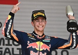 José Antonio Rueda celebra la victoria