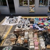 Some of the items seized by the Local Police in Torremolinos.