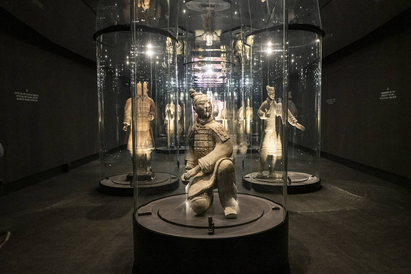 Los Guerreros de Xi'an vistos por primera vez en 260 grados.