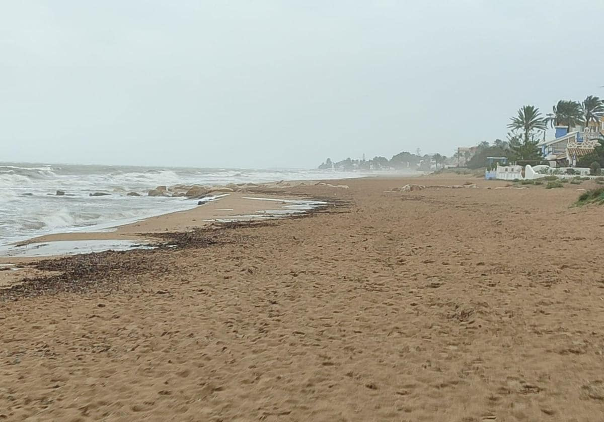 Imagen principal - La DANA tan solo hace acto de presencia en el norte de la provincia con más de 50 litros este martes