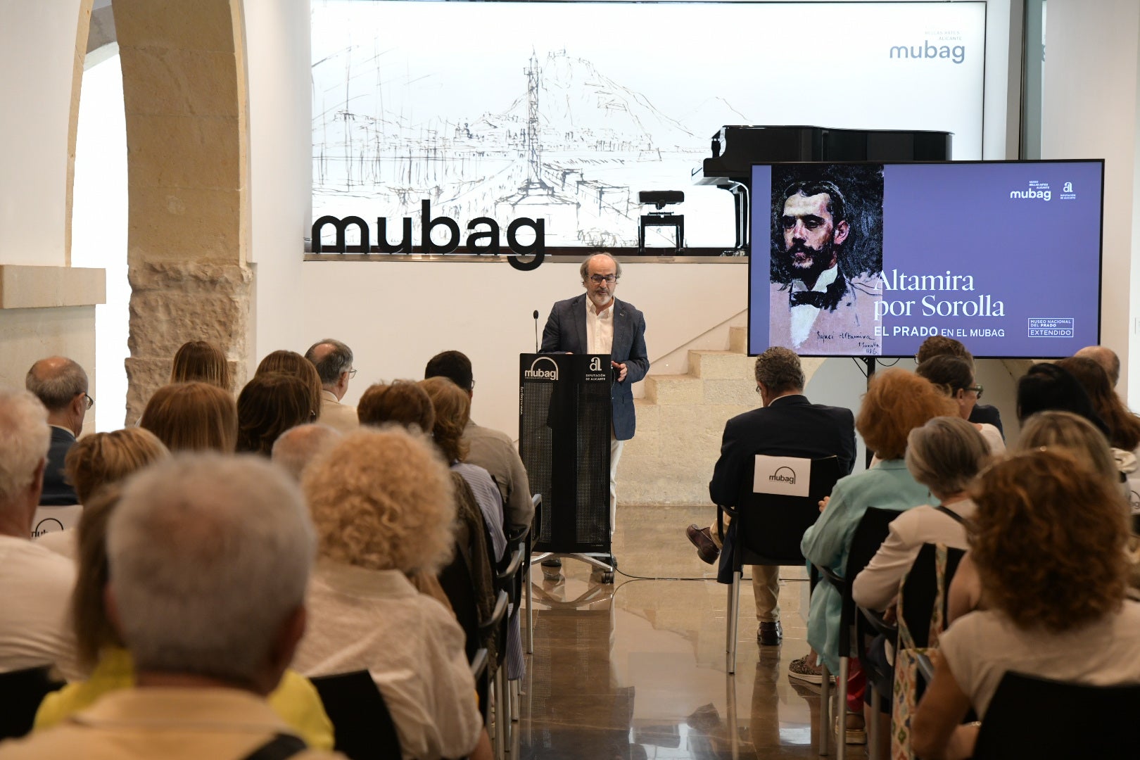 El retrato de Altamira pintado por Sorolla, en Alicante tras más de un siglo de historia